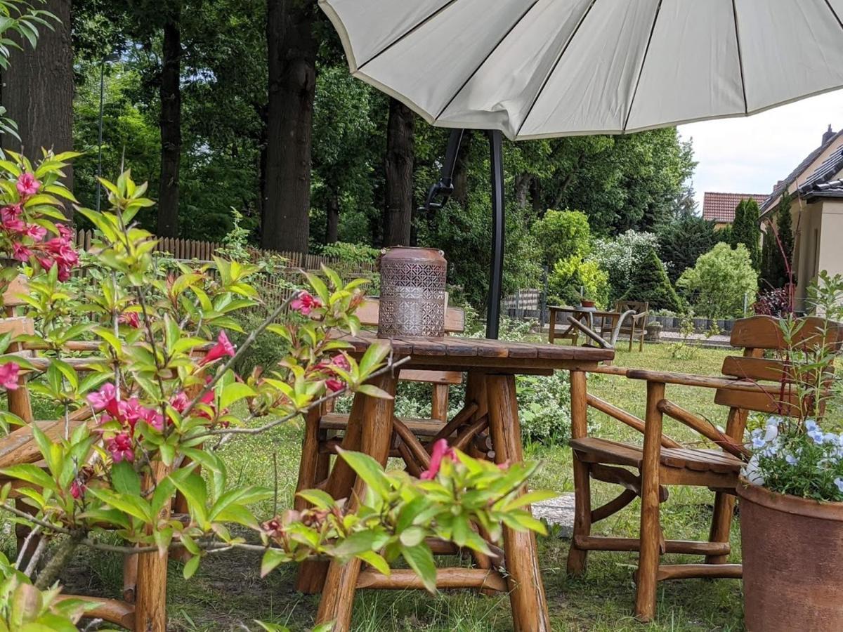 Helenes Ferienwohnung Auf Dem Bauernhof - Lausitzer Seenland Lauta 외부 사진